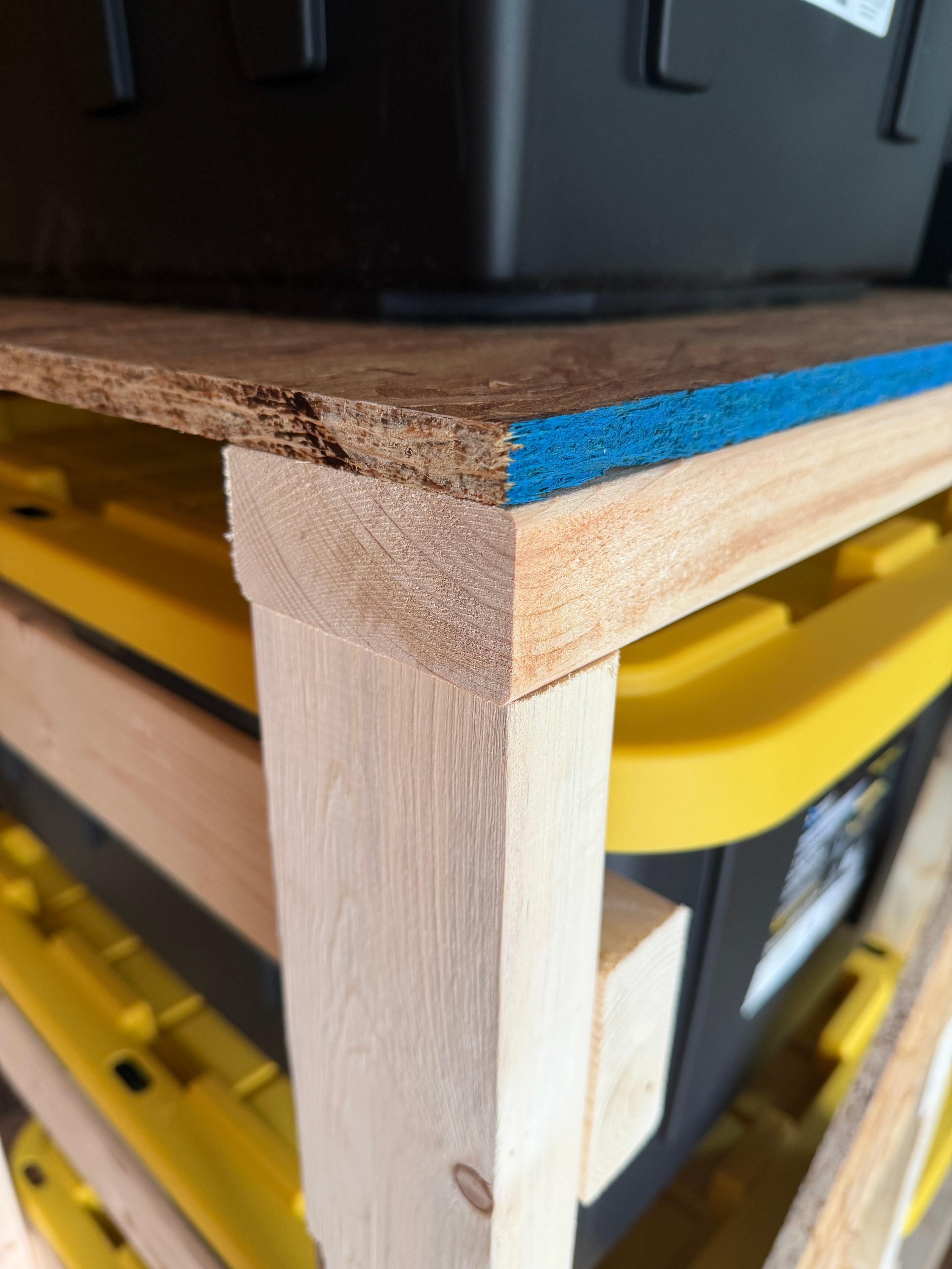 OSB top shelf detail