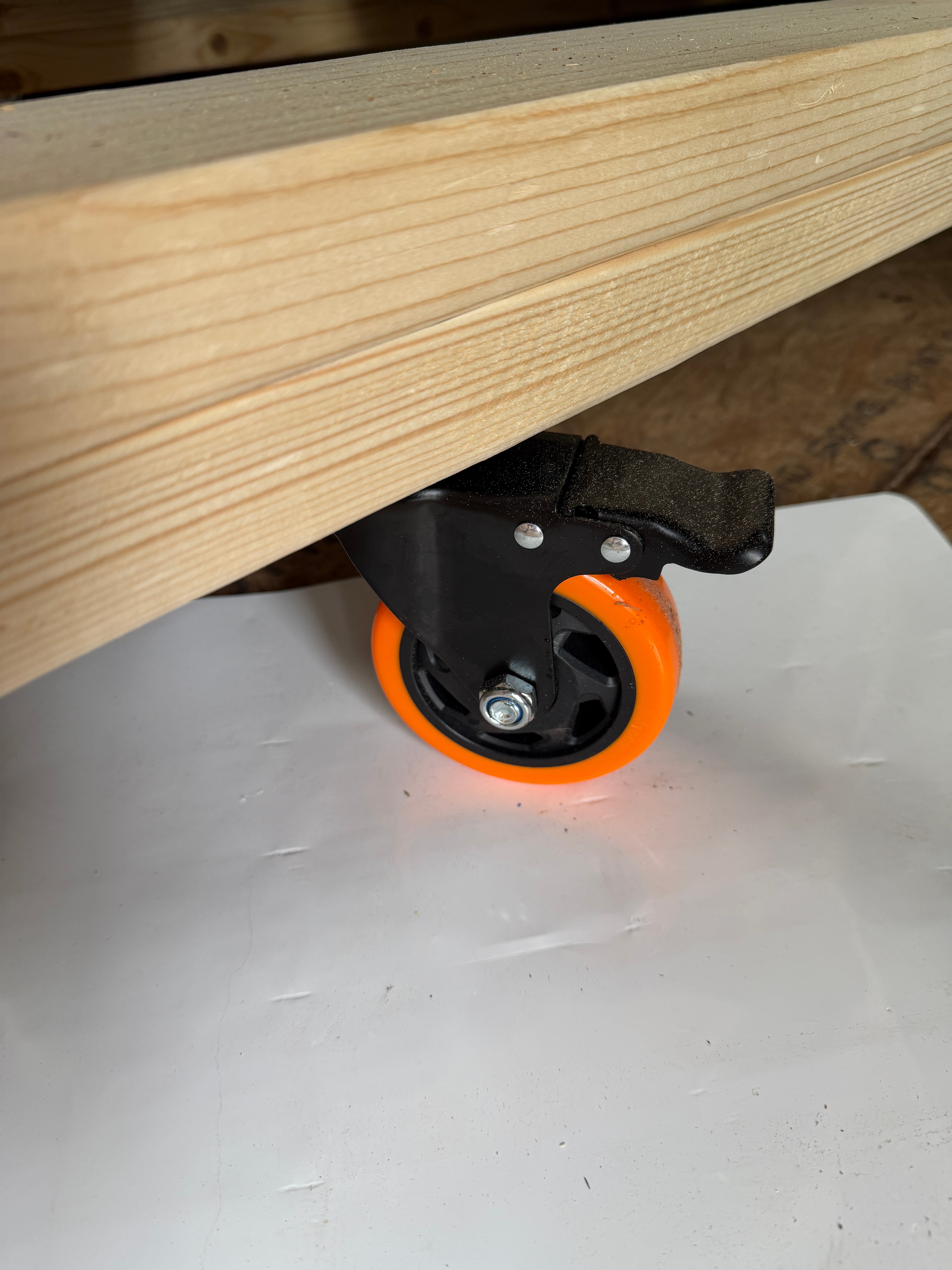 Premium 4-inch locking caster wheels